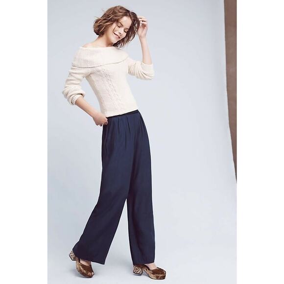 New Anthropologie Sleeping Snow Neves Off the Shoulder Pullover Sweater XL $118 - Picture 4 of 4